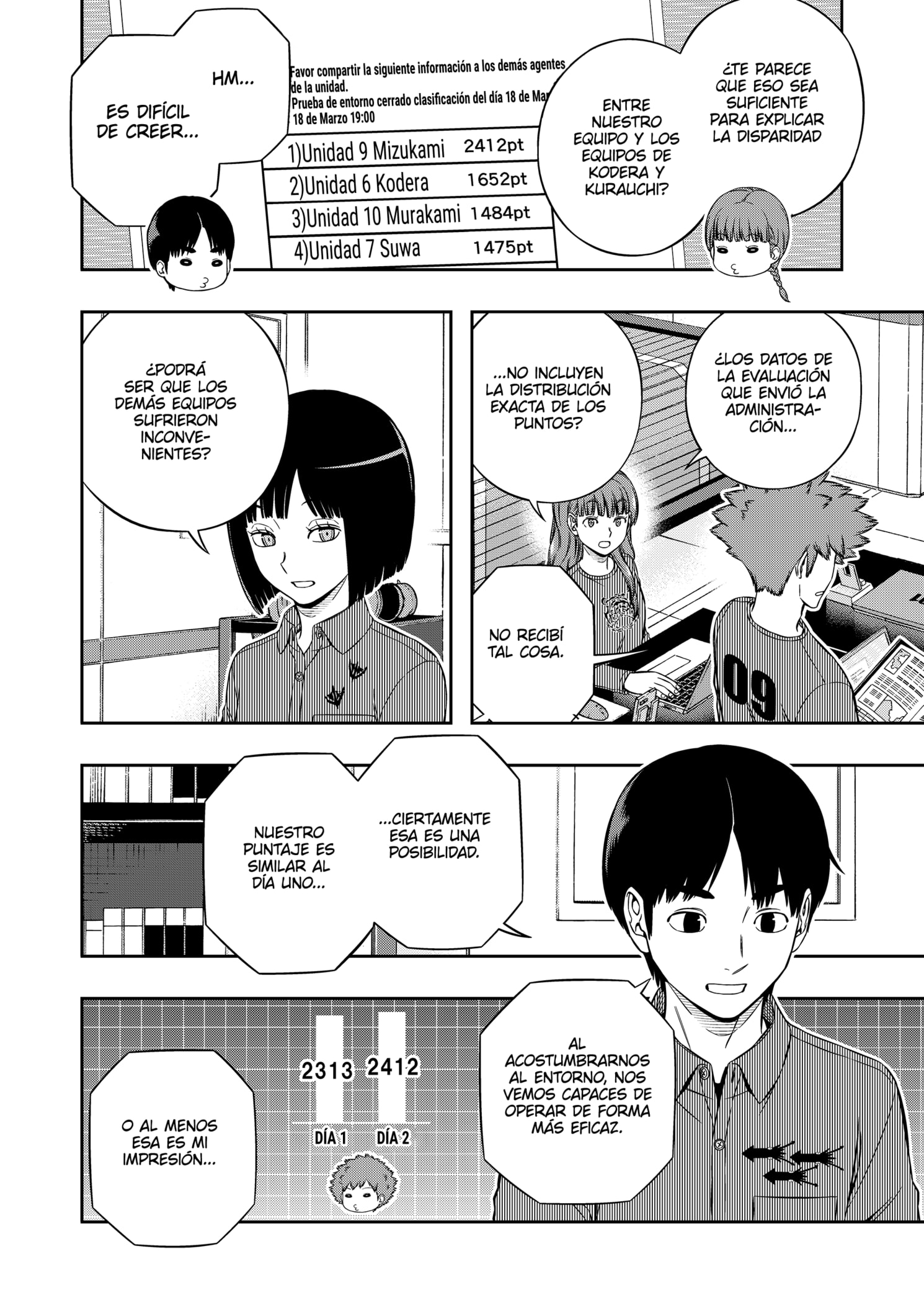 World Trigger Capitulo 222 página 2