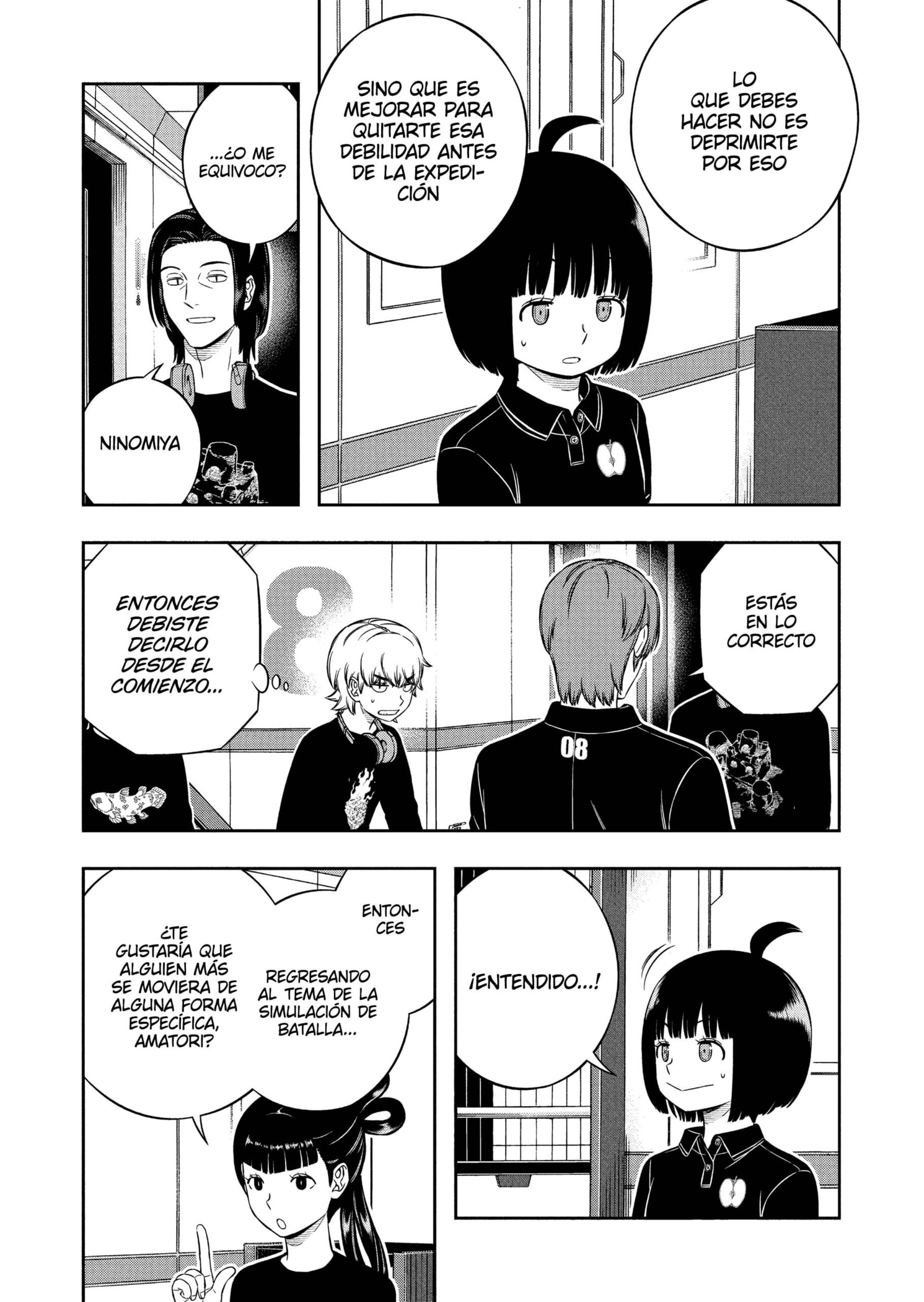 World Trigger Capitulo 233 página 8