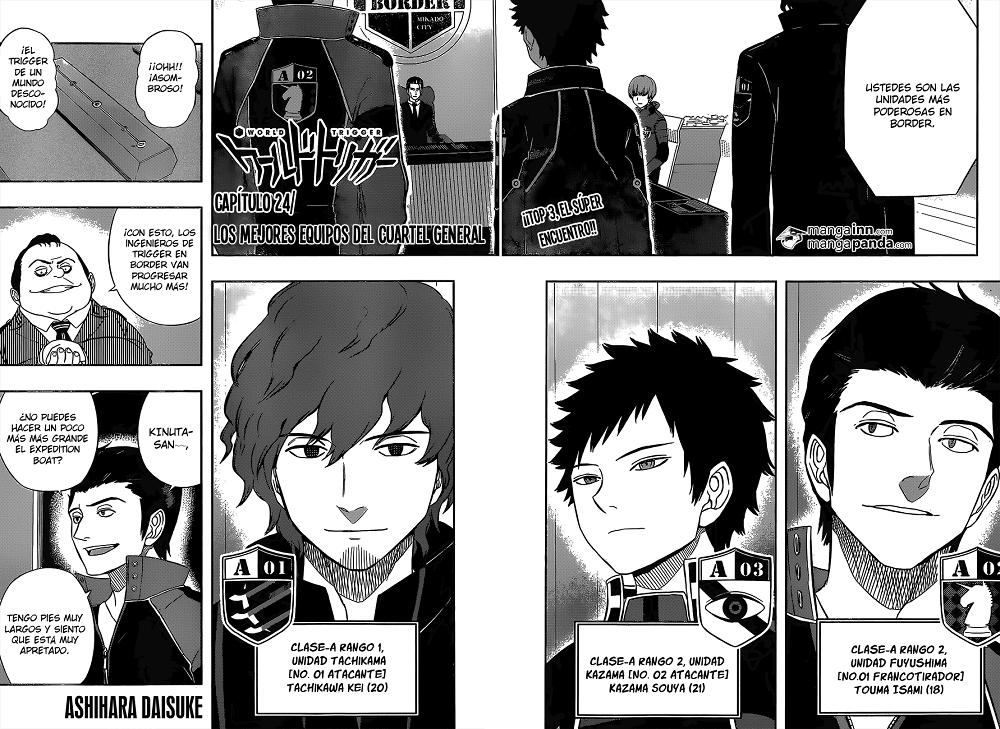 World Trigger Capitulo 24: Los mejores equipos del cuartel general página 3