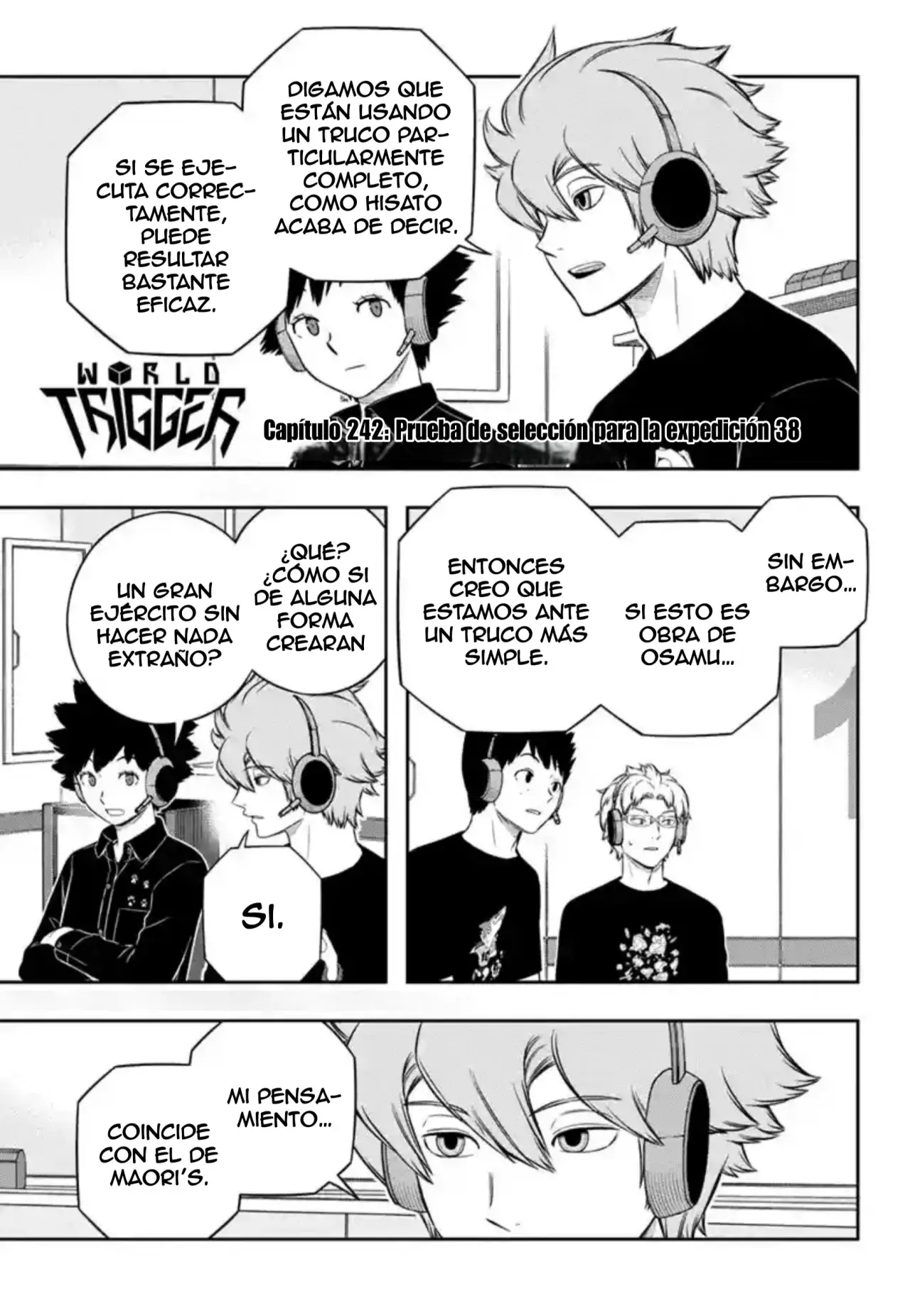 World Trigger Capitulo 242 página 3
