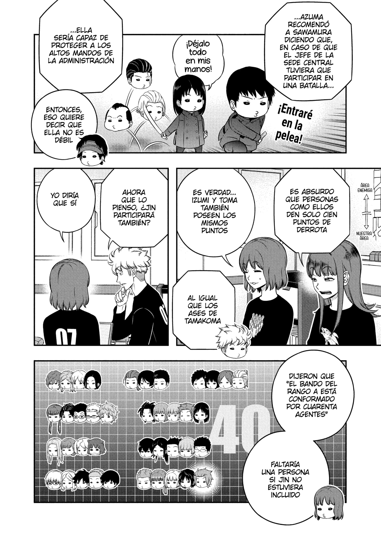 World Trigger Capitulo 257 página 4