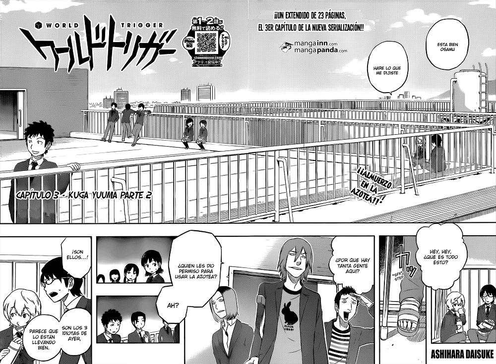 World Trigger Capitulo 3: Yūma Kuga (2) página 3