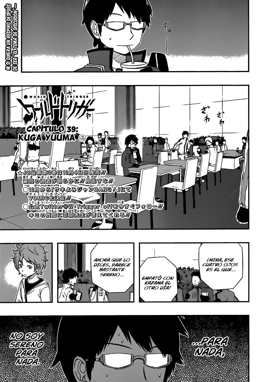 World Trigger Capitulo 39: Kuga Yuuma 7° página 3