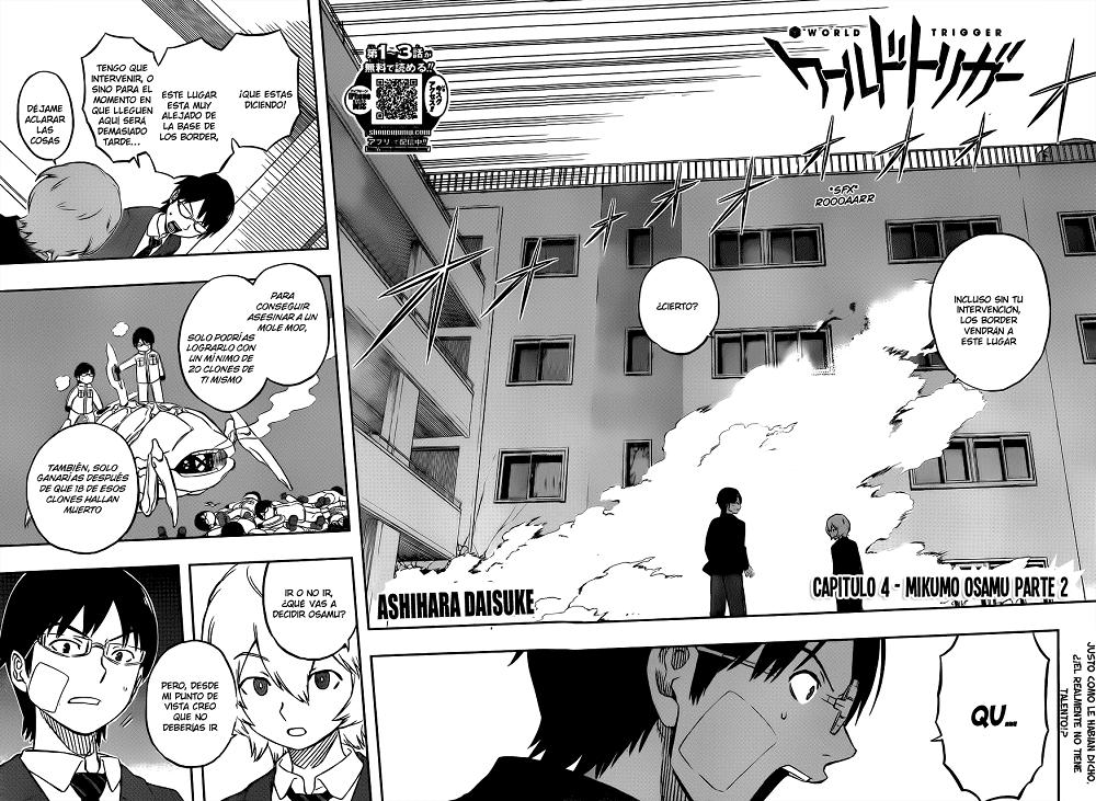 World Trigger Capitulo 4: Osamu Mikumo (2) página 3