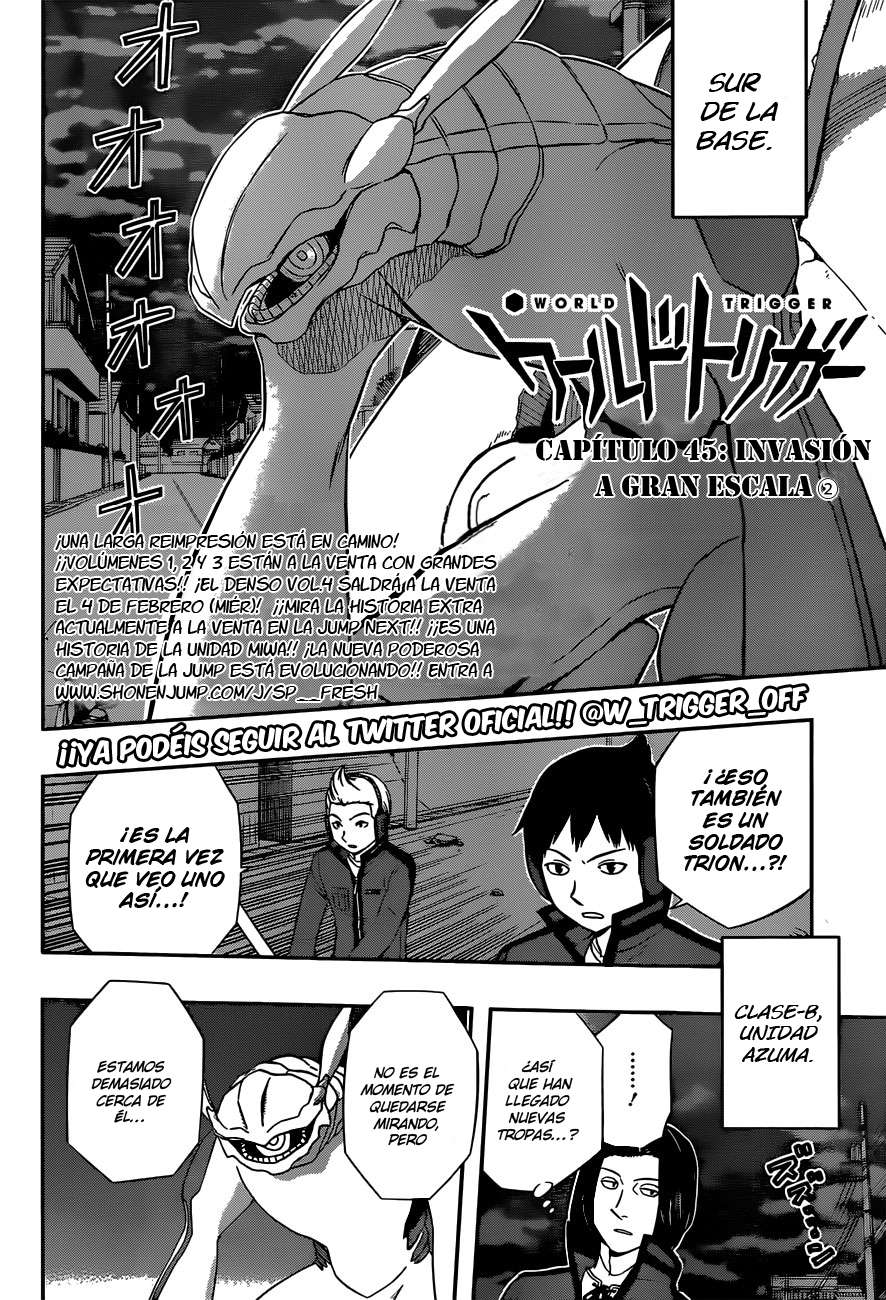 World Trigger Capitulo 45: Invasión a gran escala (2) página 4