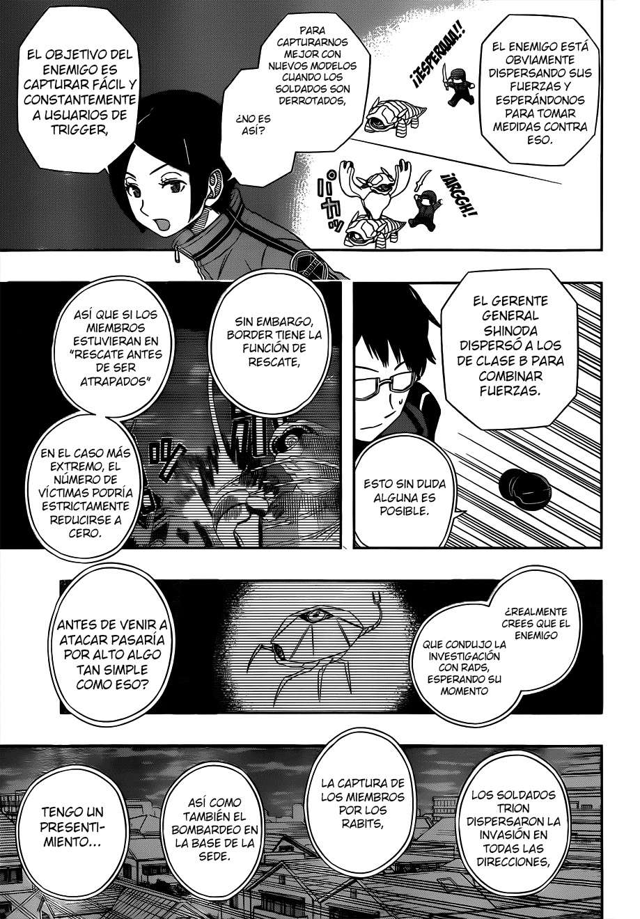 World Trigger Capitulo 49: Invasión a gran escala (6) página 14