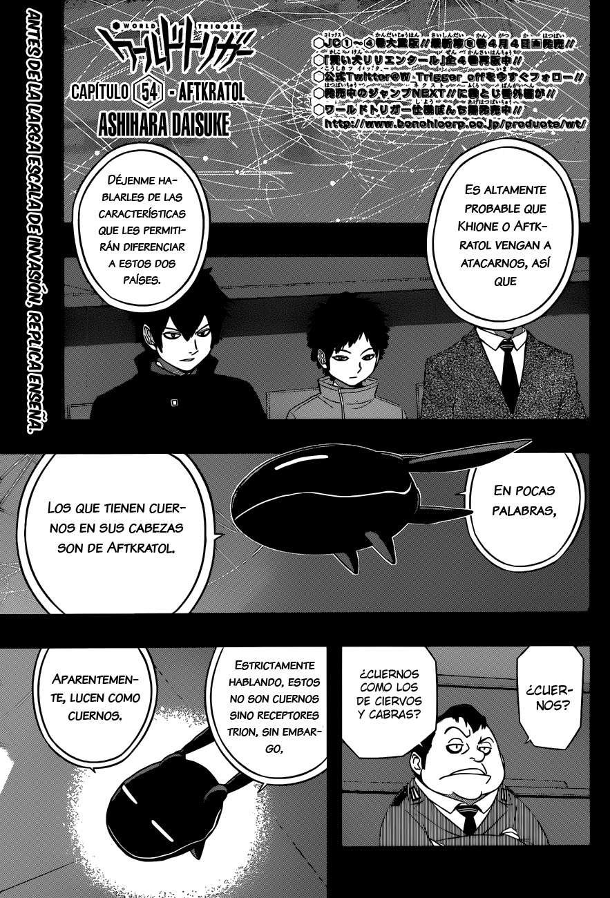 World Trigger Capitulo 54: Aftokrator página 3
