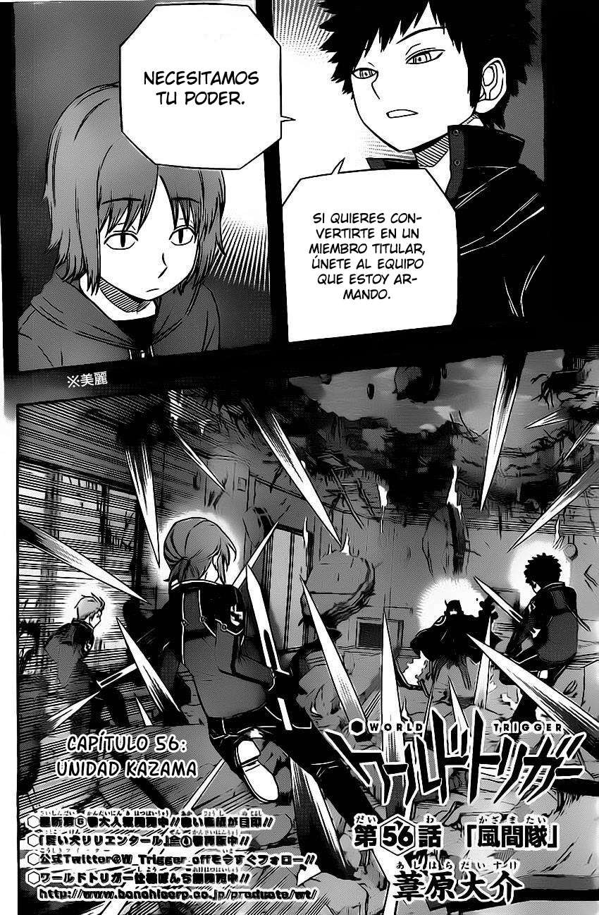 World Trigger Capitulo 56: Escuadrón Kazama página 6