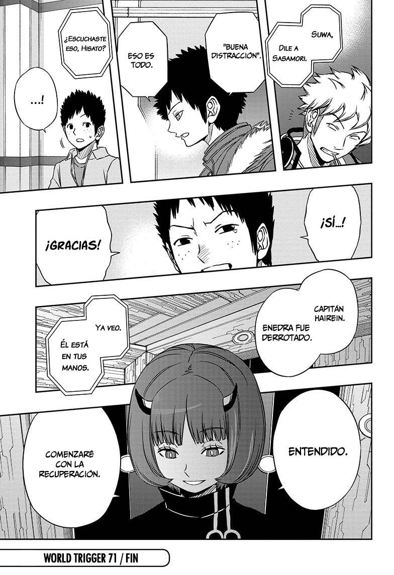 World Trigger Capitulo 71: Invasión a gran escala 18 página 19