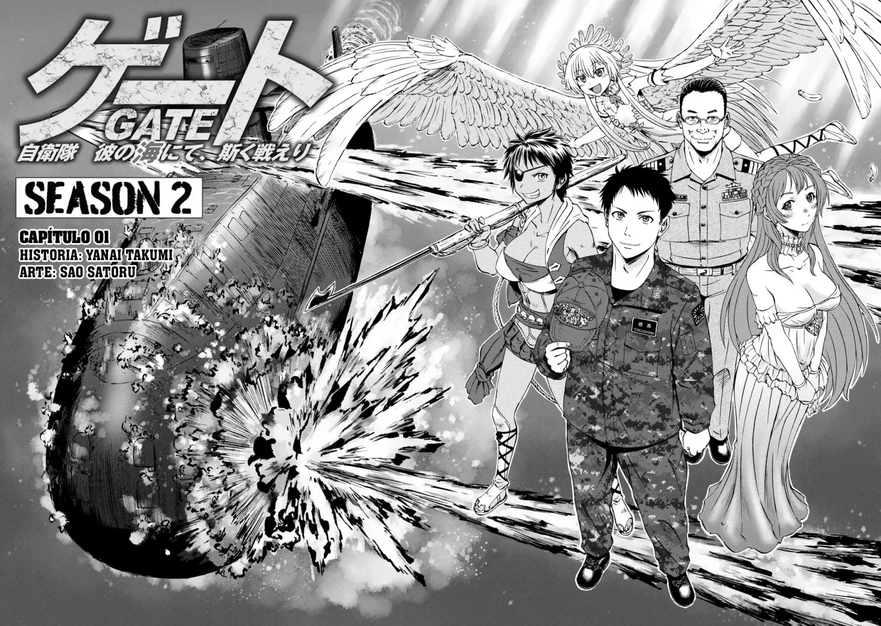 Gate Season 2: Jieitai Kanoumi nite, Kaku Tatakaeri Capitulo 1 página 5