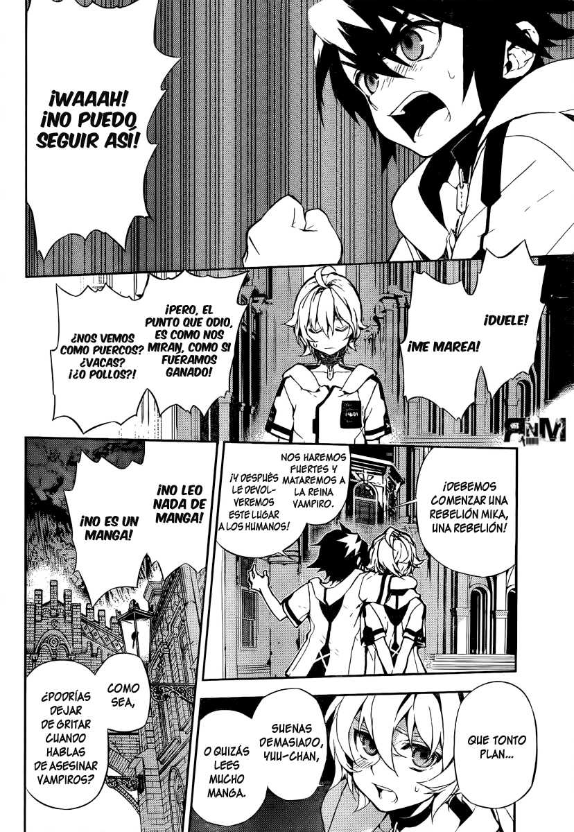 Owari no Seraph Capitulo 1: El contenedor mundial de sangre página 10