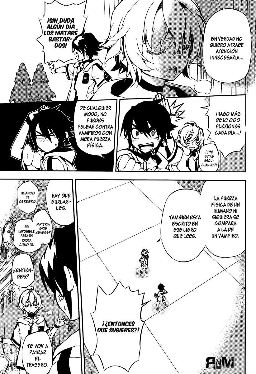 Owari no Seraph Capitulo 1: El contenedor mundial de sangre página 11