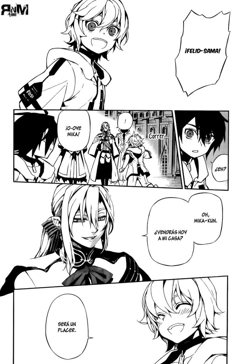 Owari no Seraph Capitulo 1: El contenedor mundial de sangre página 14