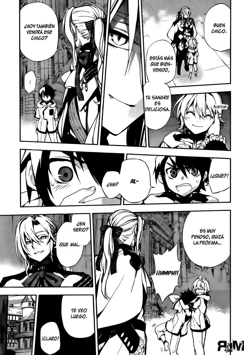 Owari no Seraph Capitulo 1: El contenedor mundial de sangre página 15