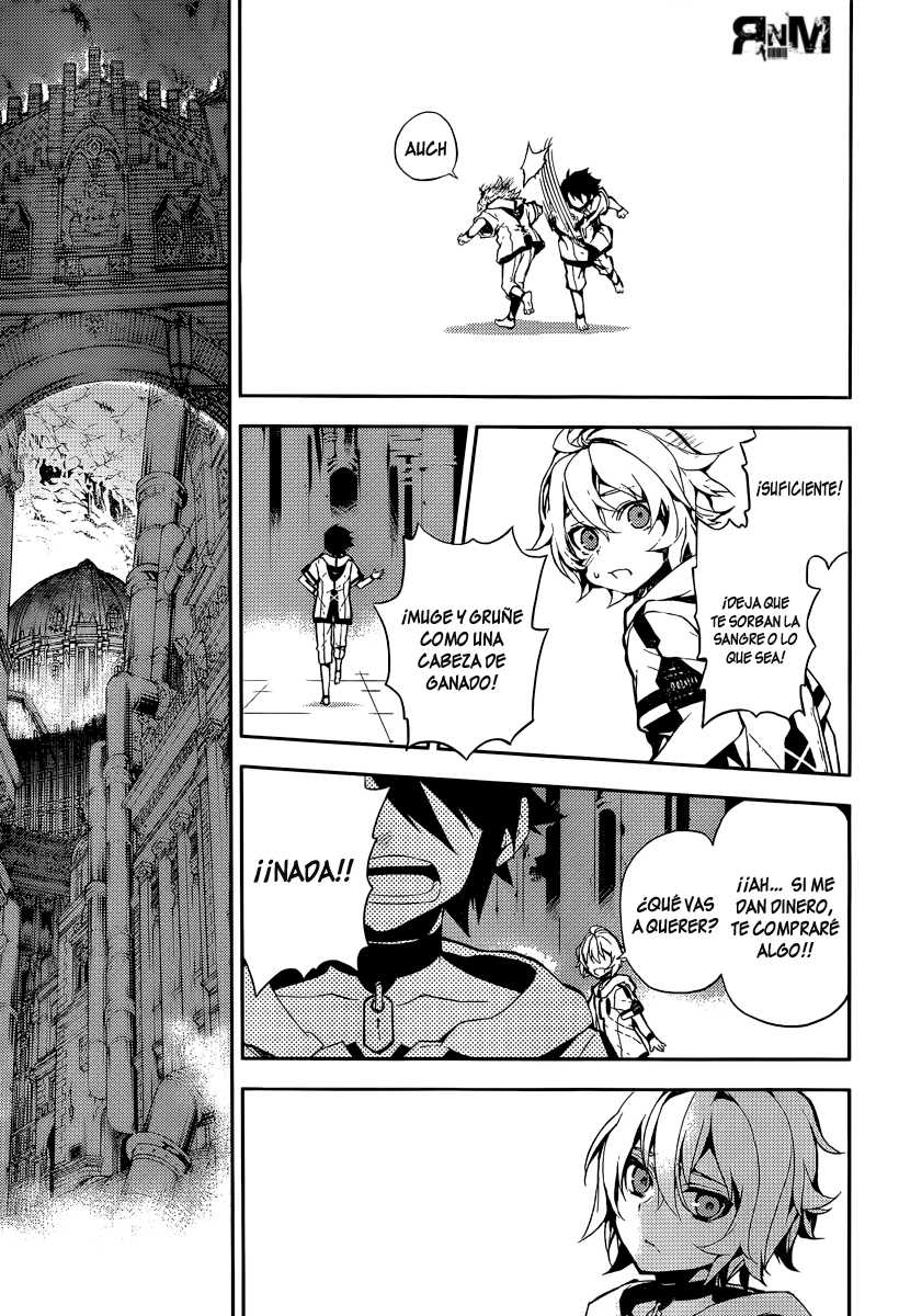Owari no Seraph Capitulo 1: El contenedor mundial de sangre página 17