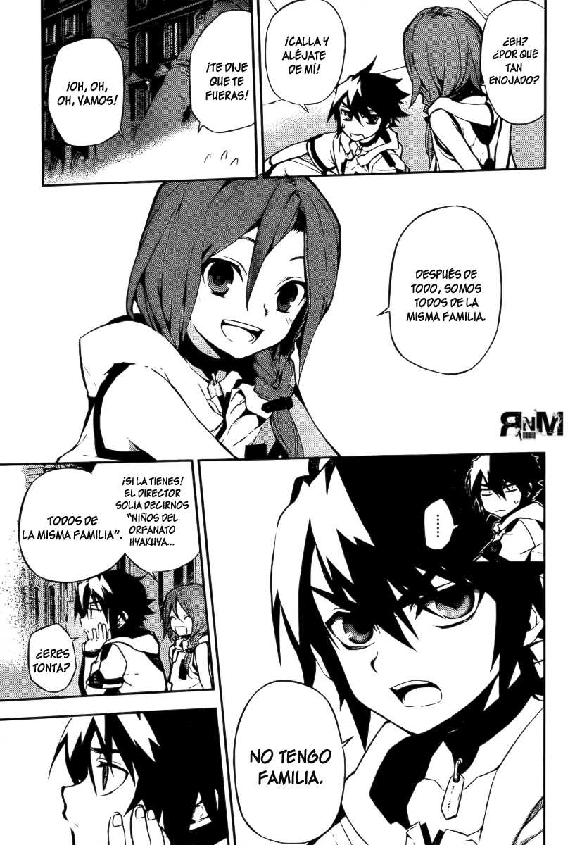 Owari no Seraph Capitulo 1: El contenedor mundial de sangre página 19