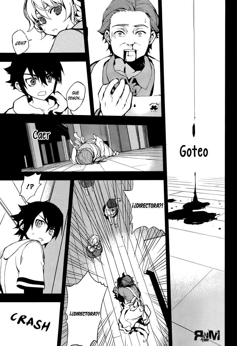 Owari no Seraph Capitulo 1: El contenedor mundial de sangre página 25