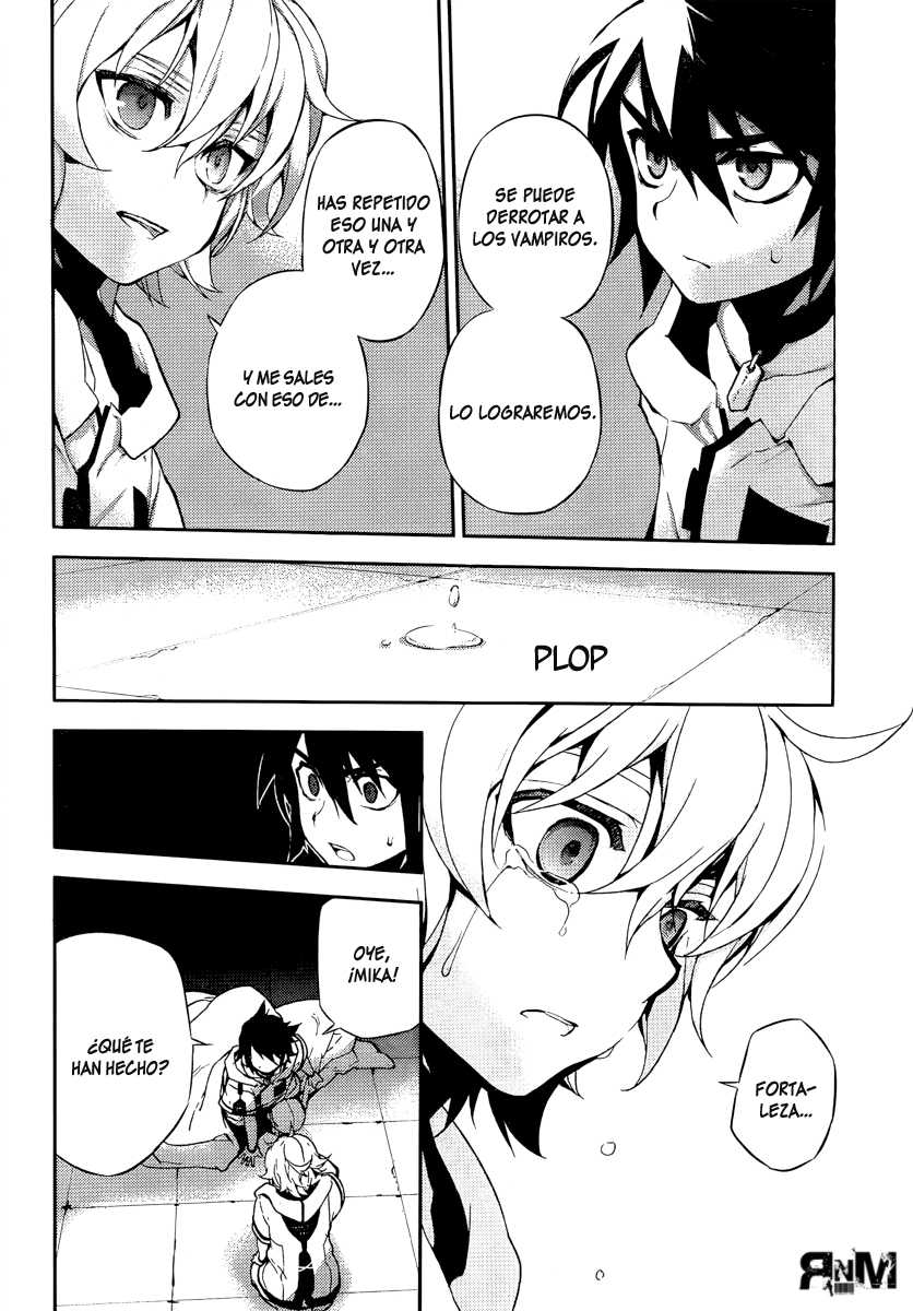 Owari no Seraph Capitulo 1: El contenedor mundial de sangre página 36