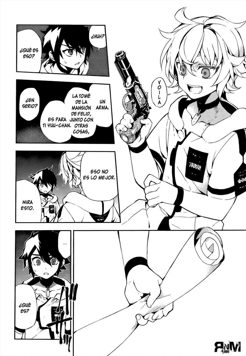 Owari no Seraph Capitulo 1: El contenedor mundial de sangre página 38