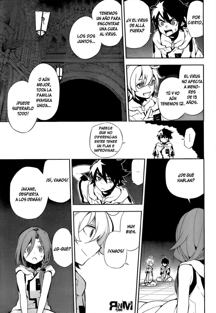 Owari no Seraph Capitulo 1: El contenedor mundial de sangre página 41