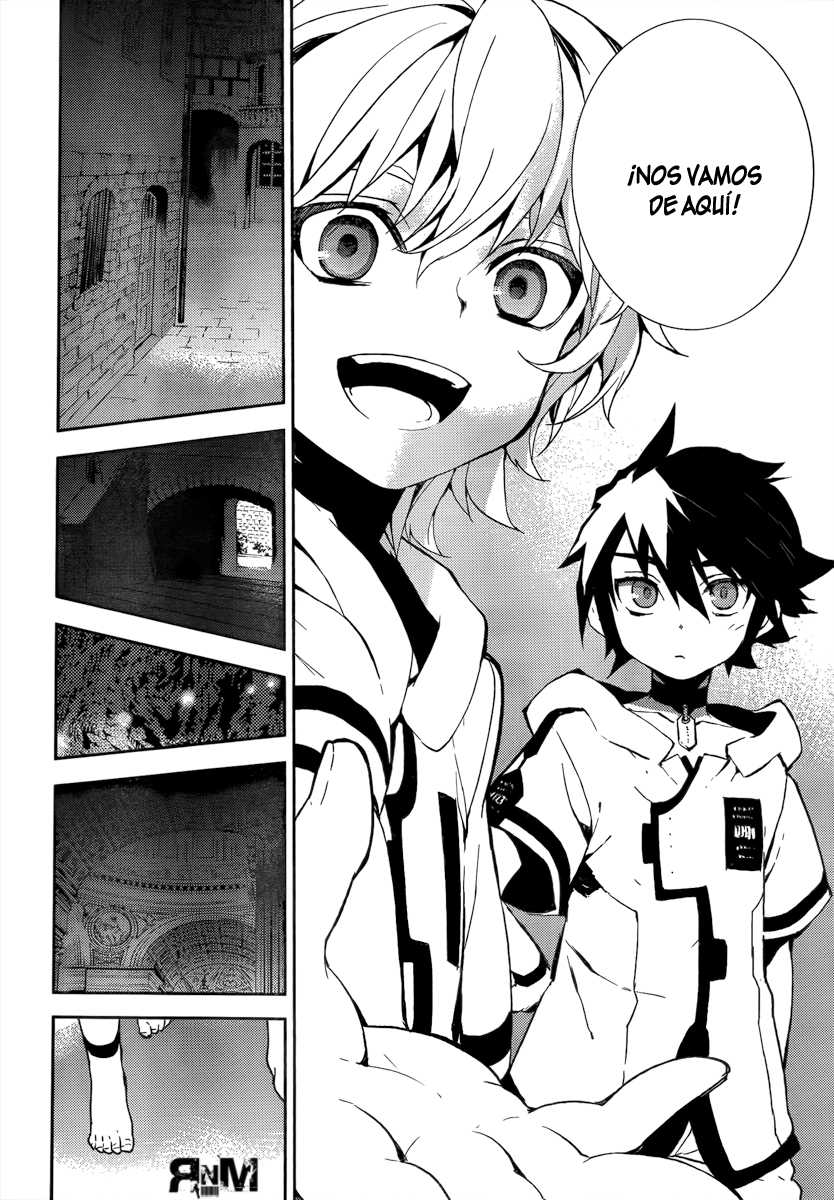 Owari no Seraph Capitulo 1: El contenedor mundial de sangre página 42