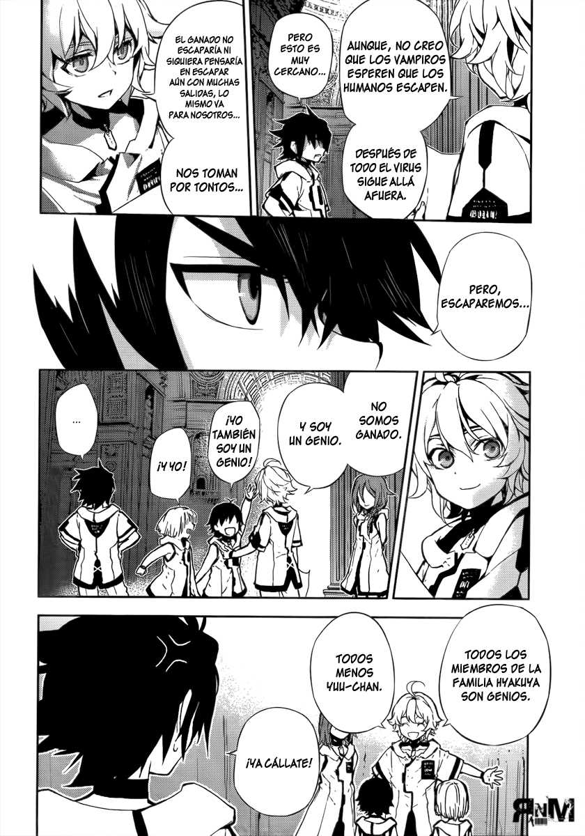 Owari no Seraph Capitulo 1: El contenedor mundial de sangre página 44