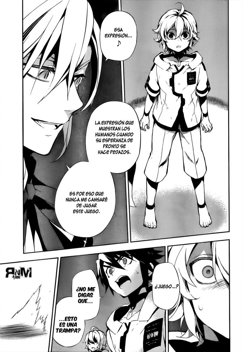 Owari no Seraph Capitulo 1: El contenedor mundial de sangre página 47