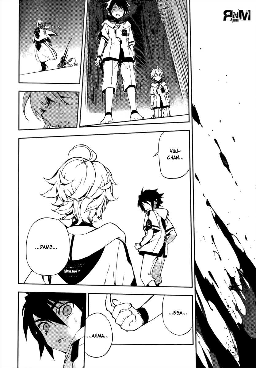 Owari no Seraph Capitulo 1: El contenedor mundial de sangre página 56