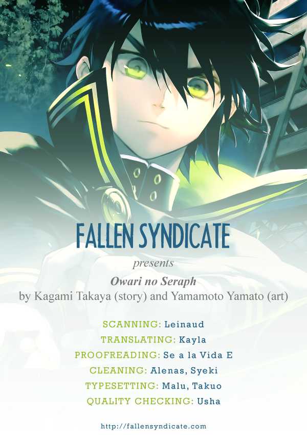 Owari no Seraph Capitulo 1: El contenedor mundial de sangre página 74
