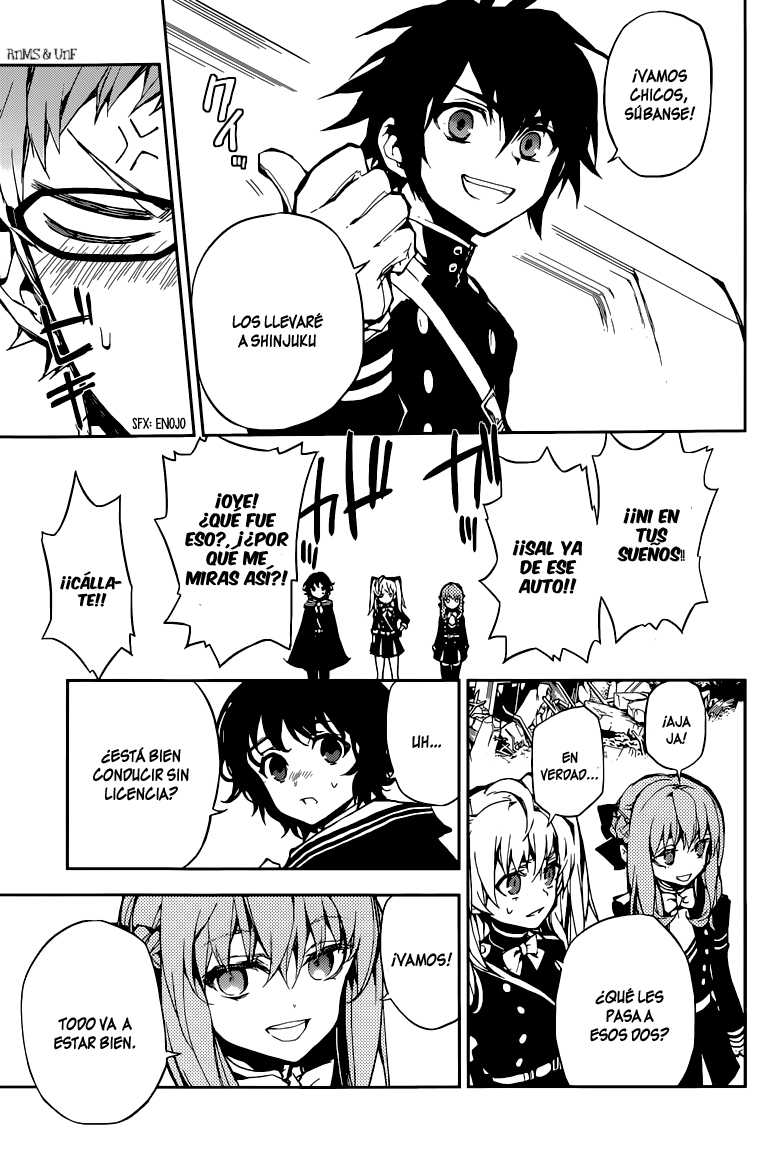Owari no Seraph Capitulo 10: Ataque vampírico página 12