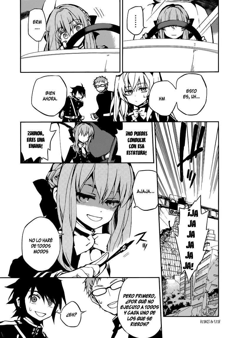 Owari no Seraph Capitulo 10: Ataque vampírico página 14