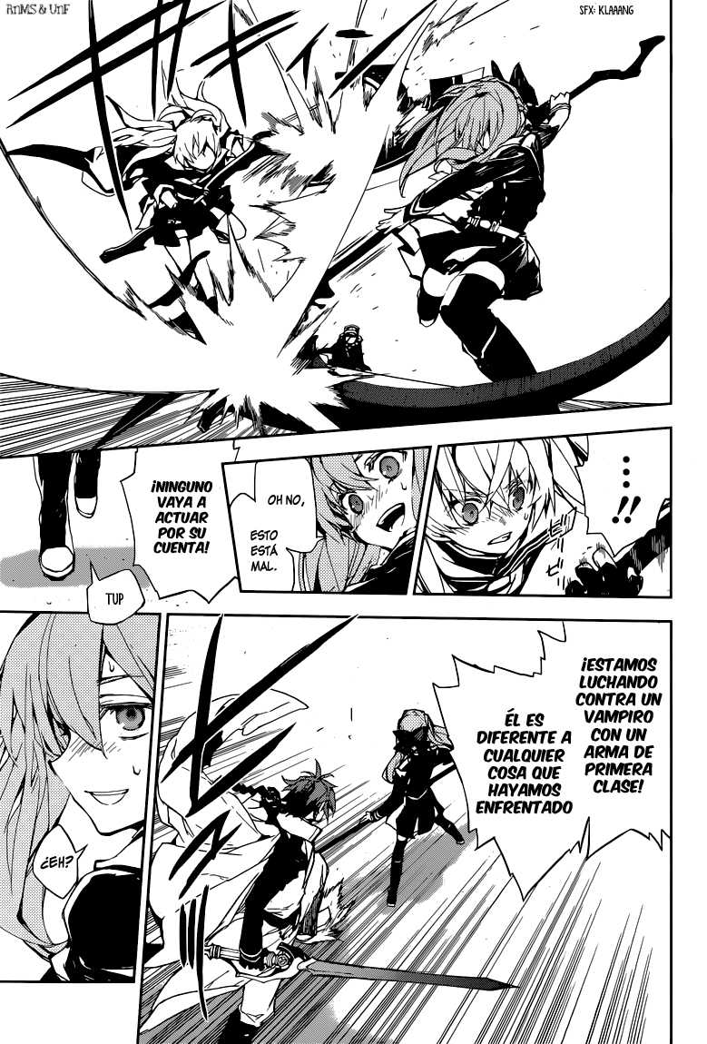 Owari no Seraph Capitulo 10: Ataque vampírico página 23