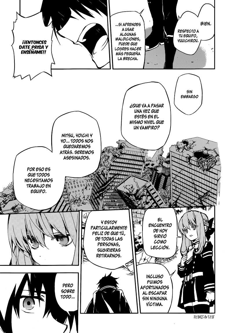 Owari no Seraph Capitulo 10: Ataque vampírico página 32