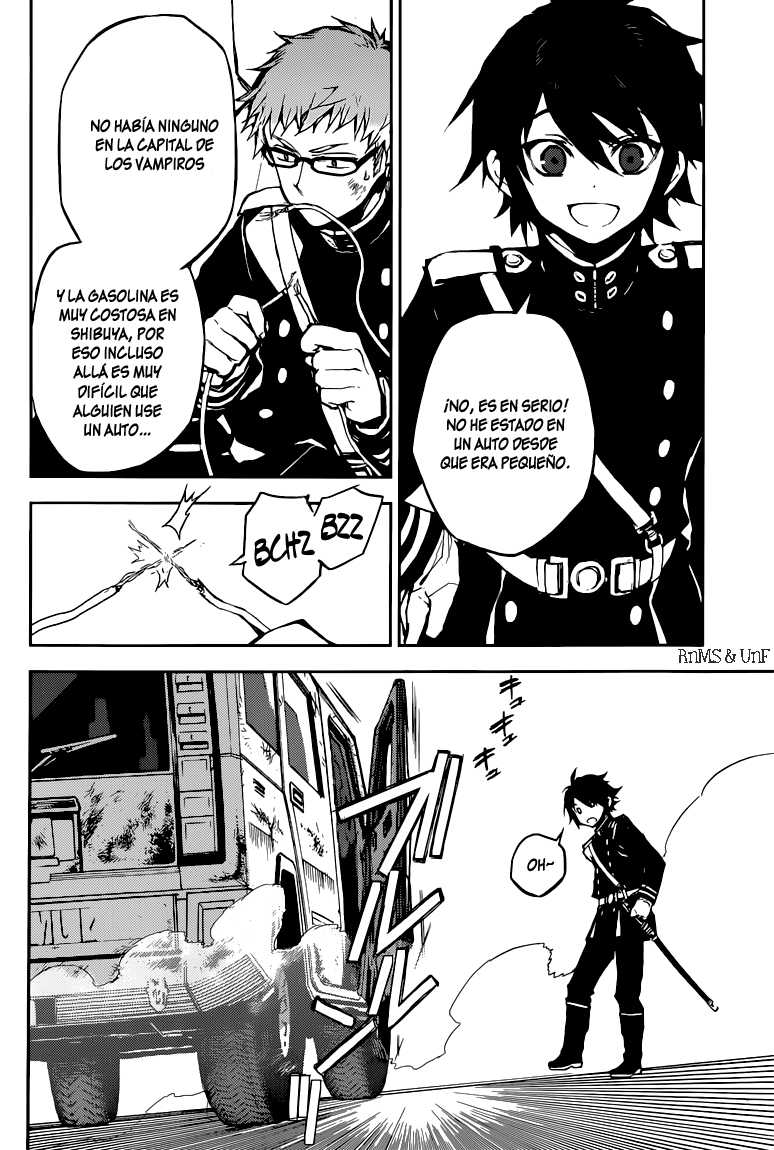 Owari no Seraph Capitulo 10: Ataque vampírico página 7