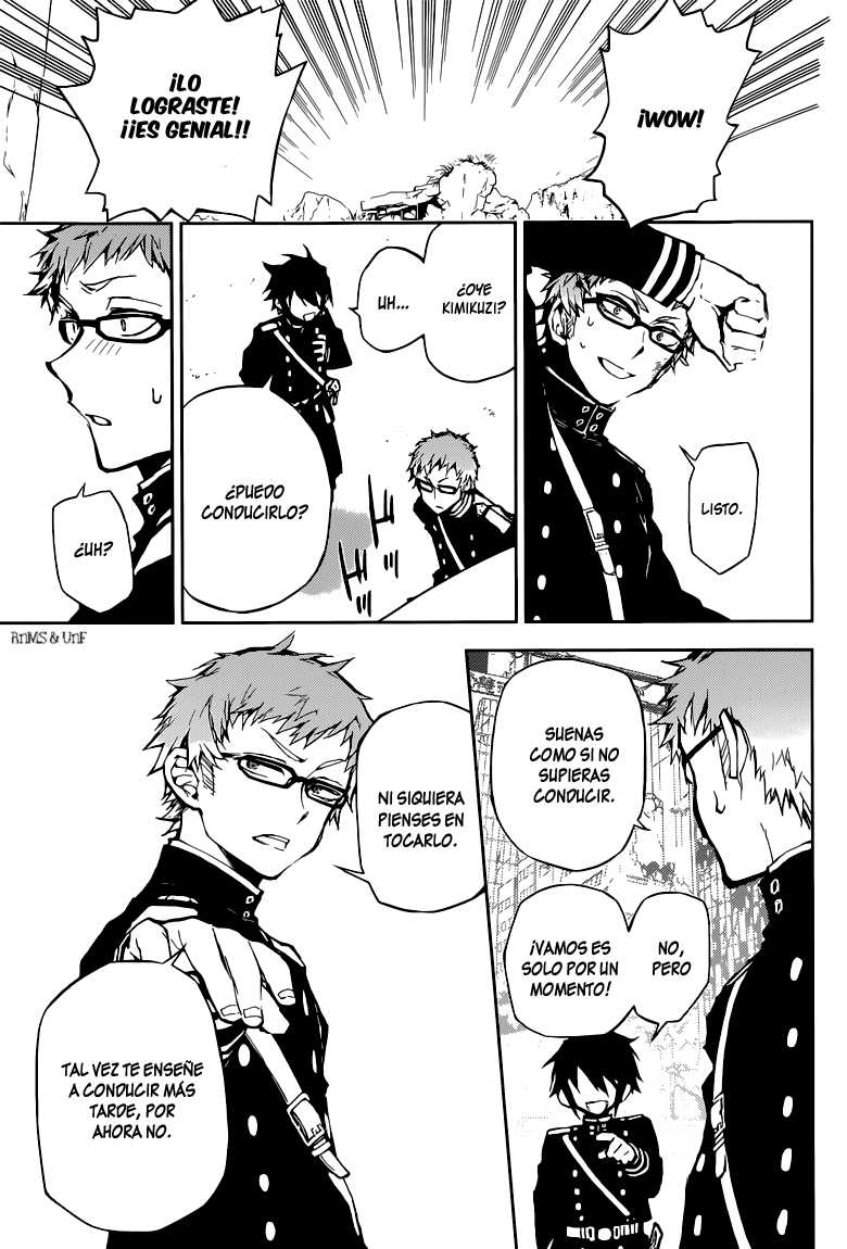 Owari no Seraph Capitulo 10: Ataque vampírico página 8