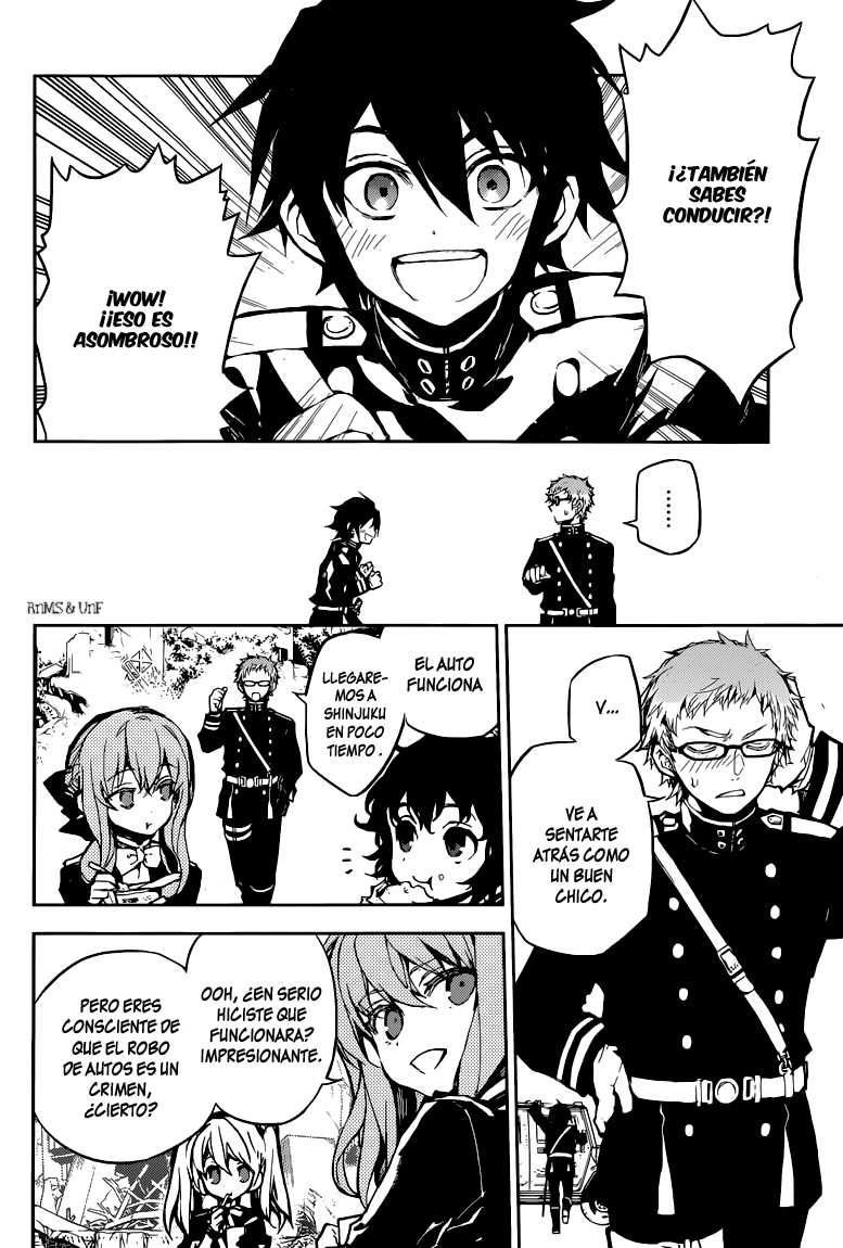 Owari no Seraph Capitulo 10: Ataque vampírico página 9
