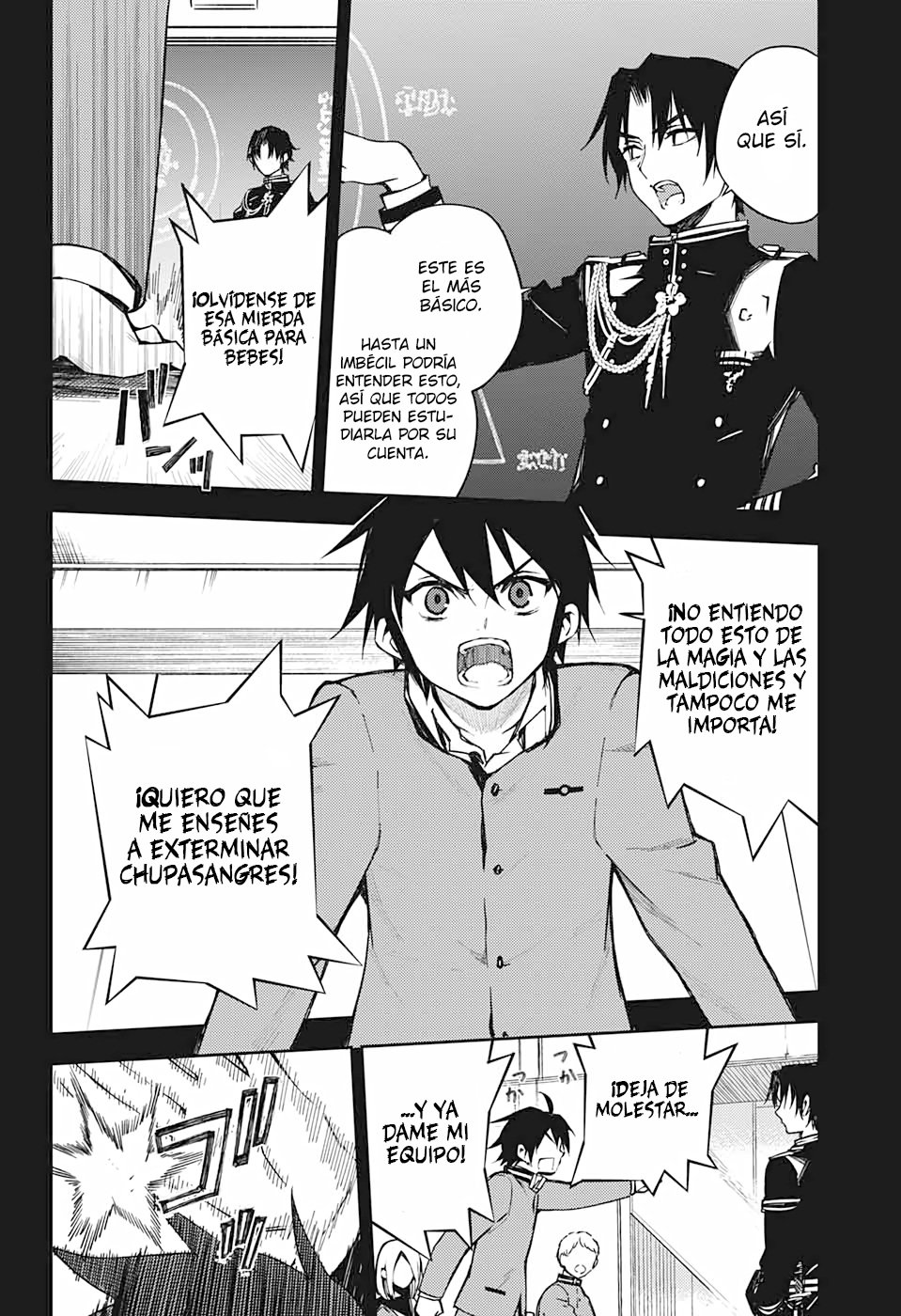 Owari no Seraph Capitulo 100: Un demonio aparece página 11