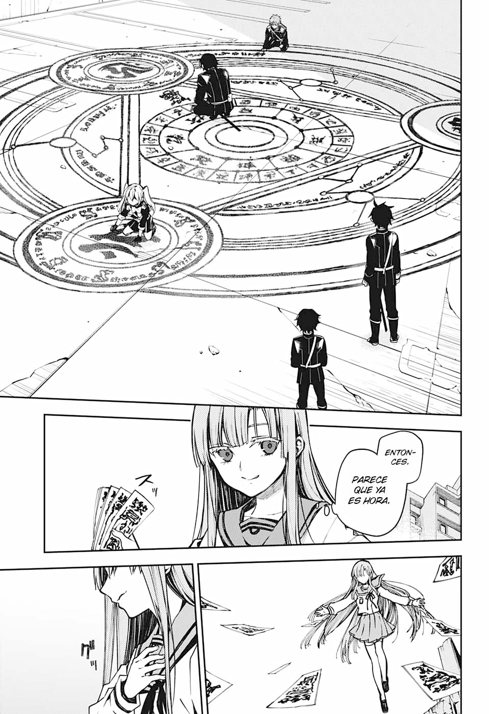 Owari no Seraph Capitulo 100: Un demonio aparece página 14