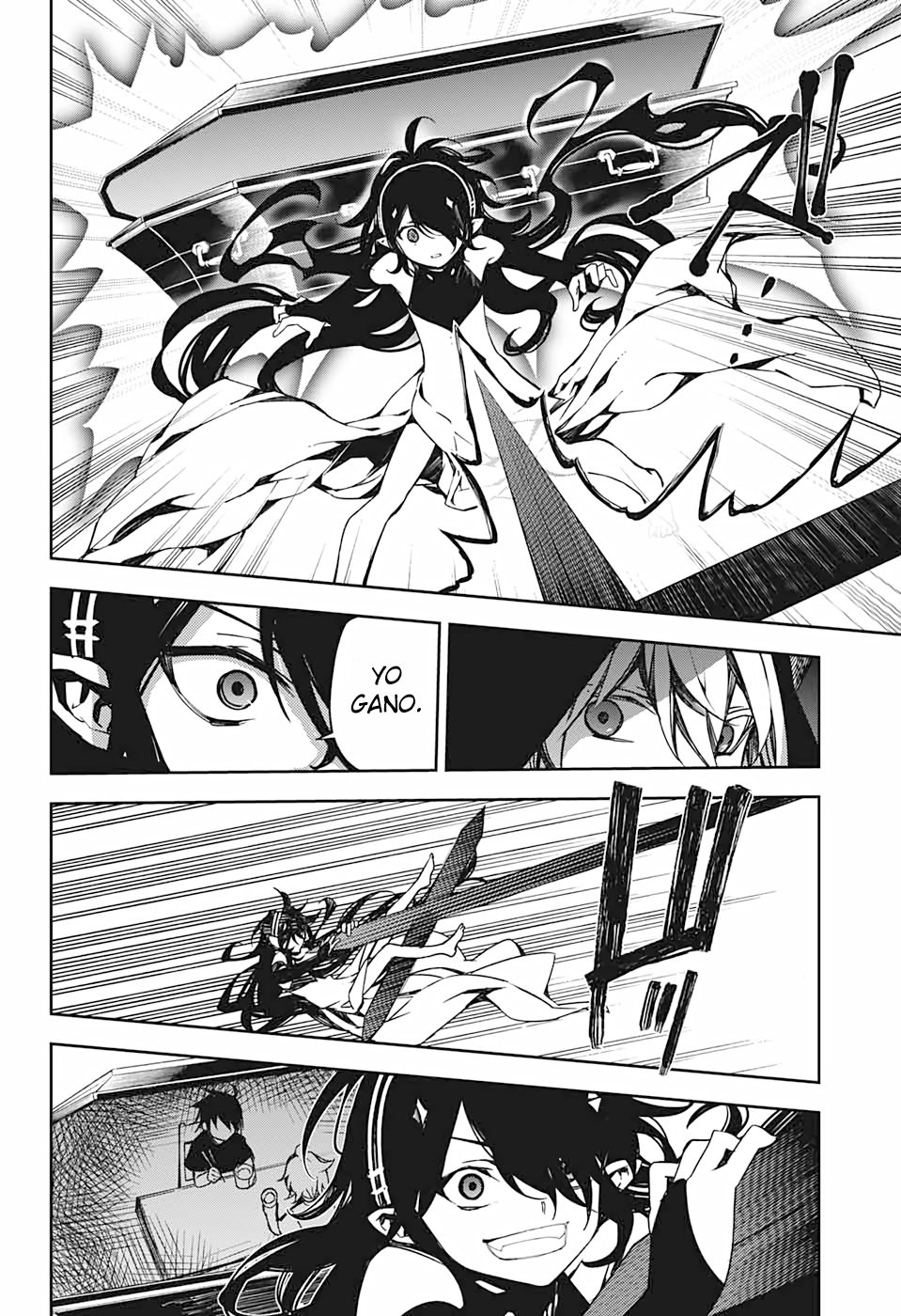Owari no Seraph Capitulo 100: Un demonio aparece página 35
