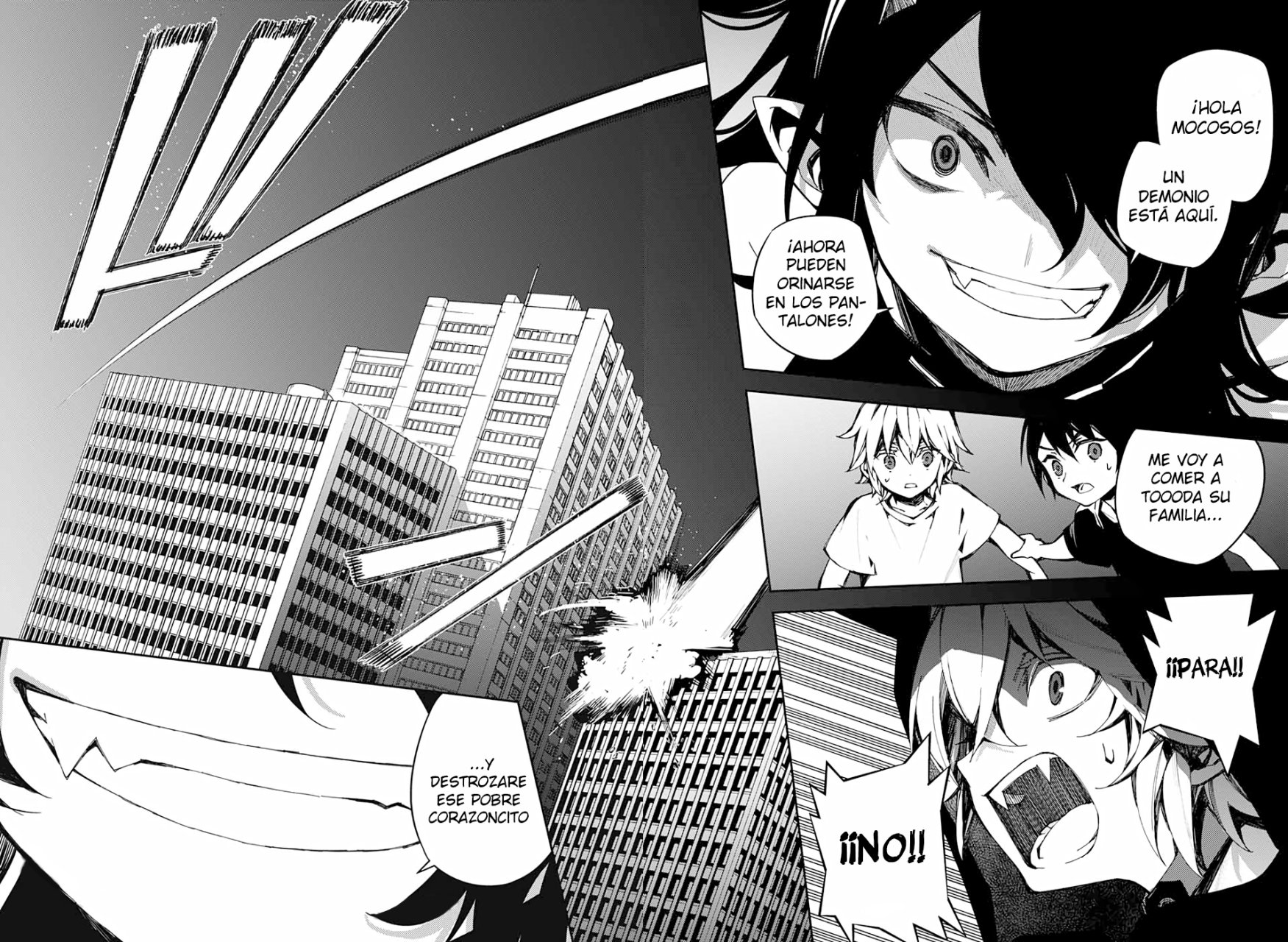 Owari no Seraph Capitulo 100: Un demonio aparece página 38