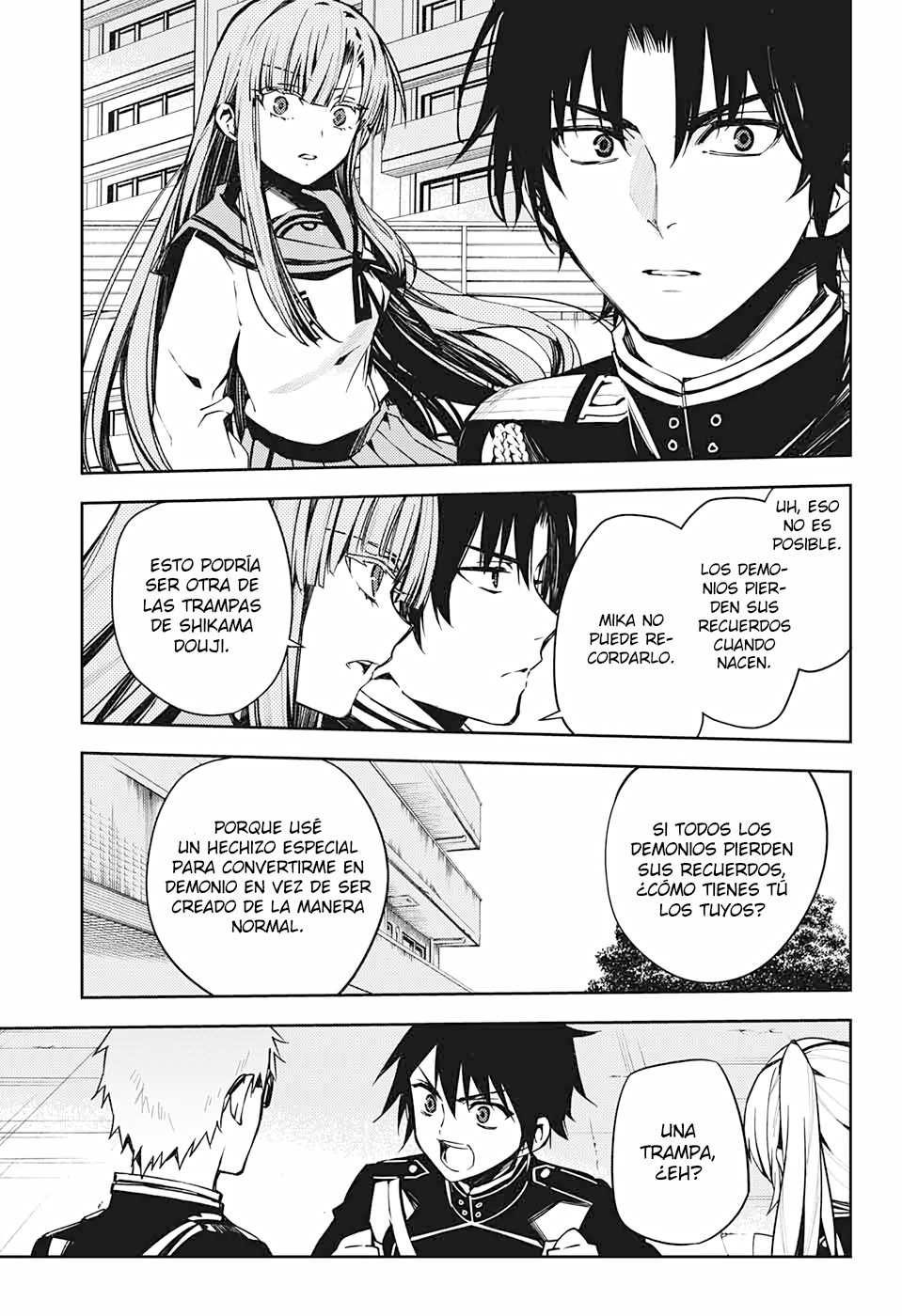 Owari no Seraph Capitulo 101: Mi deseo página 17