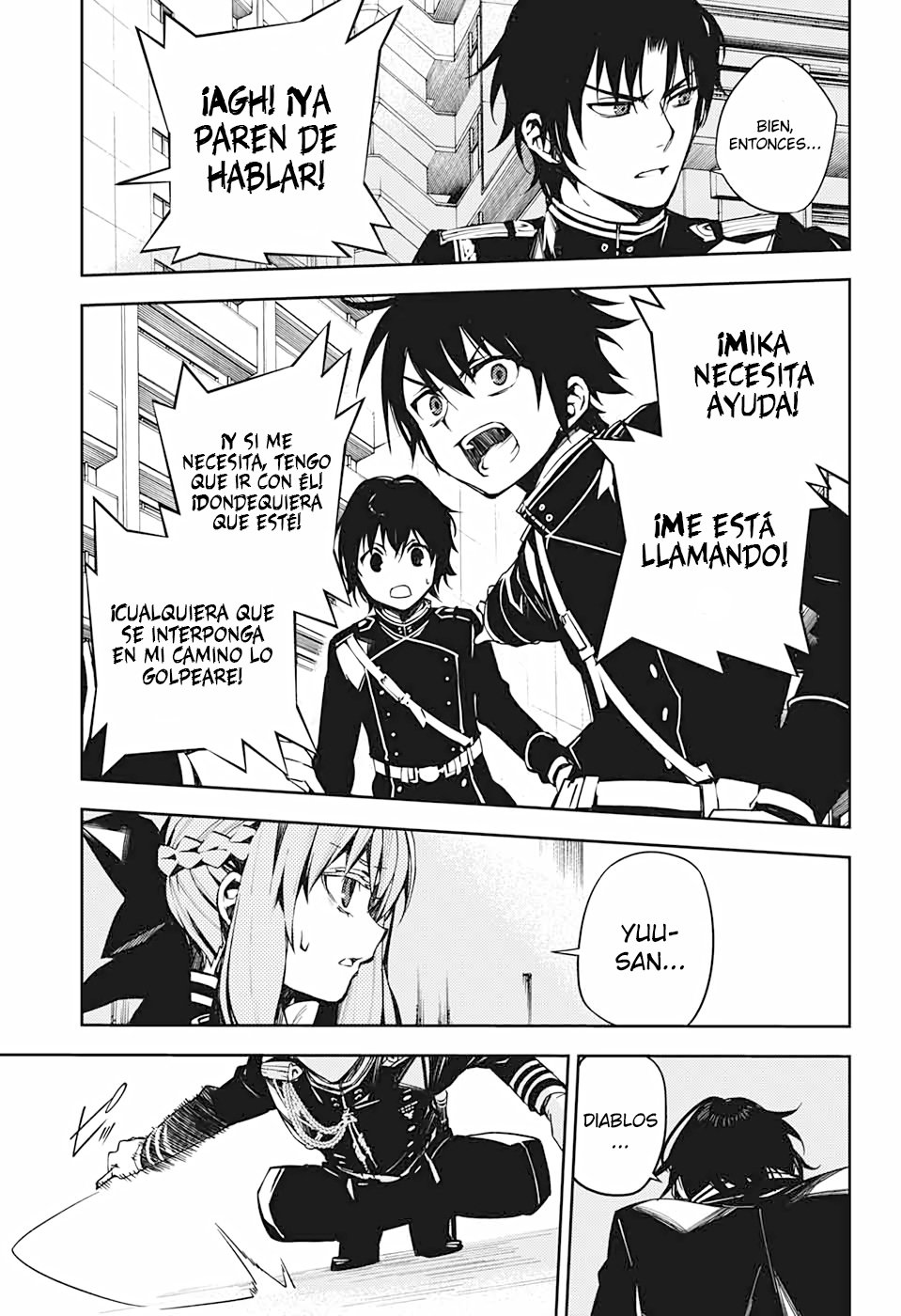 Owari no Seraph Capitulo 101: Mi deseo página 21