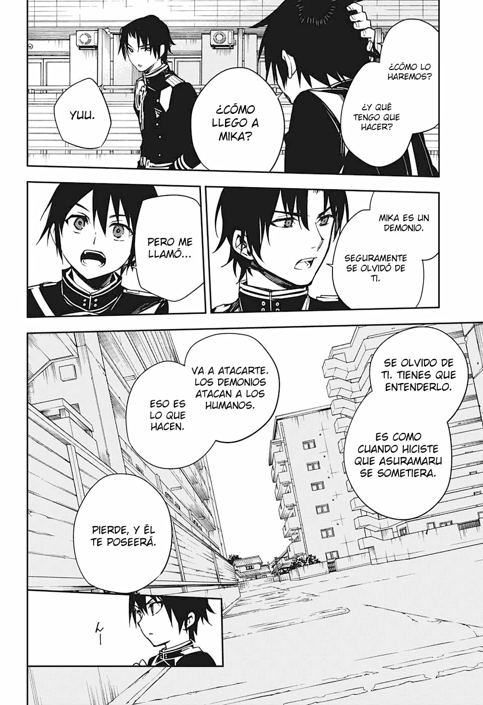 Owari no Seraph Capitulo 101: Mi deseo página 24