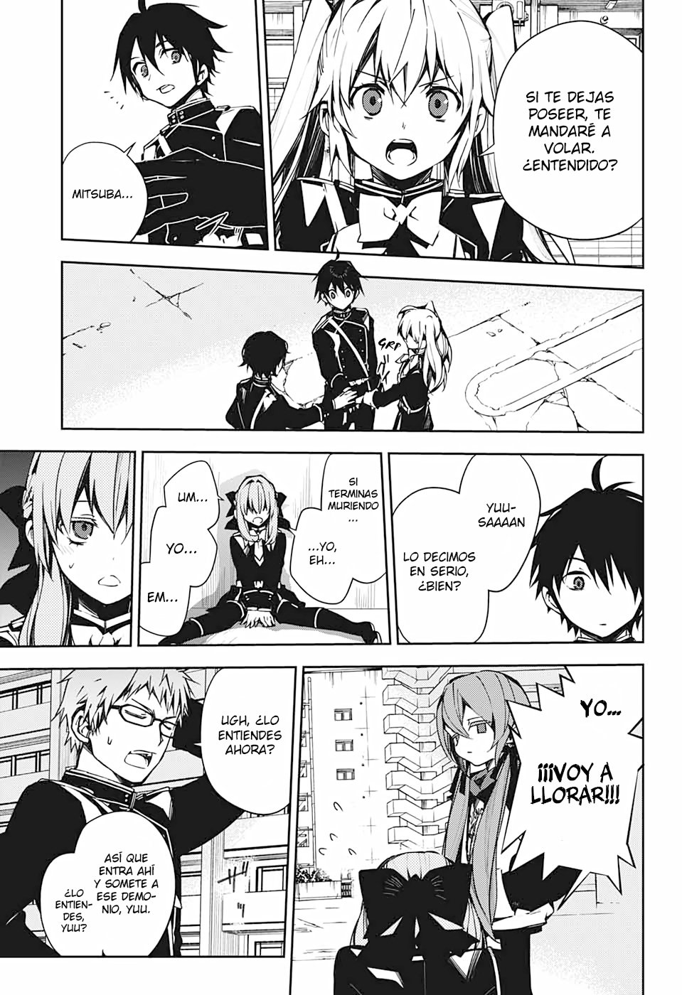 Owari no Seraph Capitulo 101: Mi deseo página 27