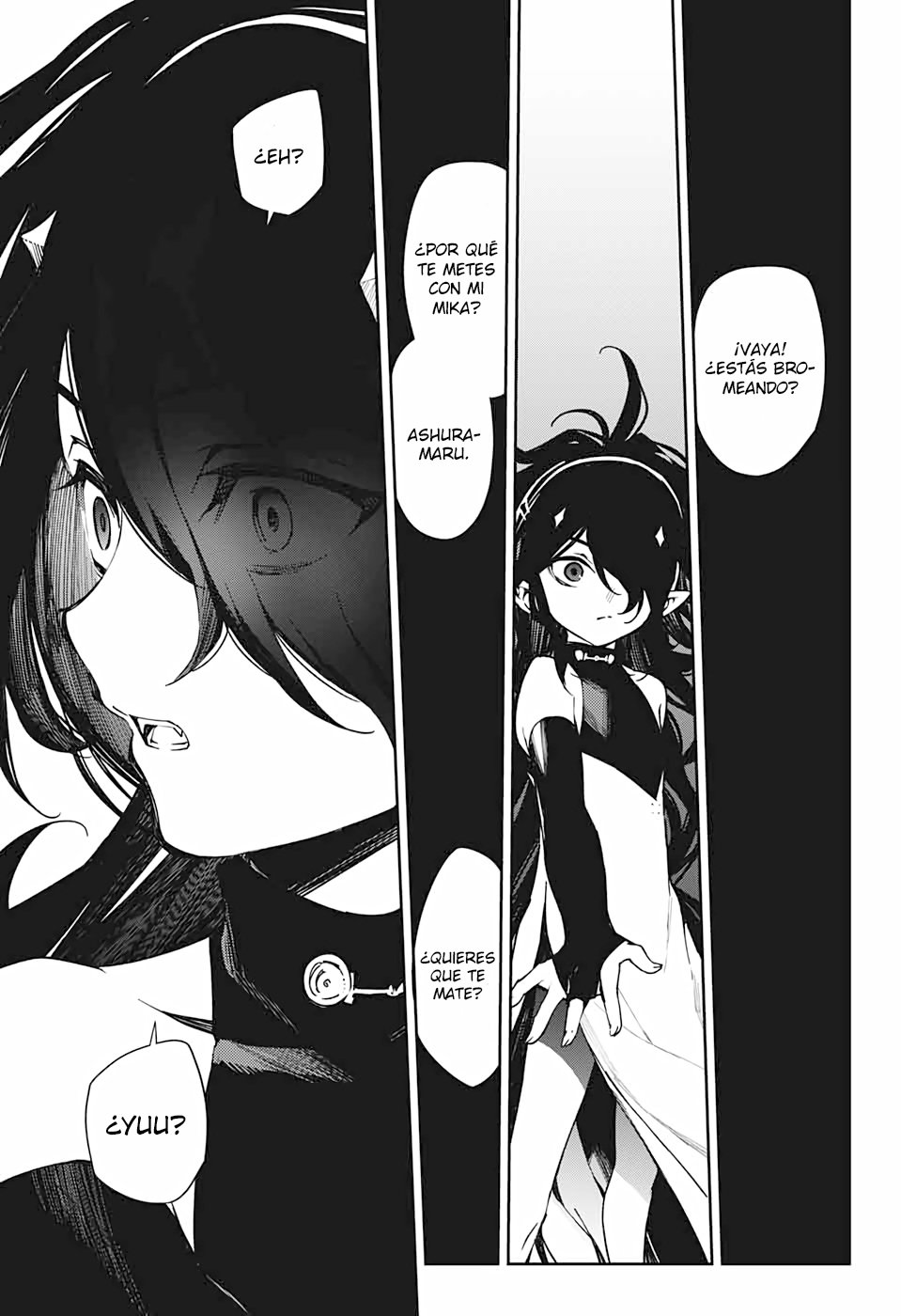 Owari no Seraph Capitulo 101: Mi deseo página 35