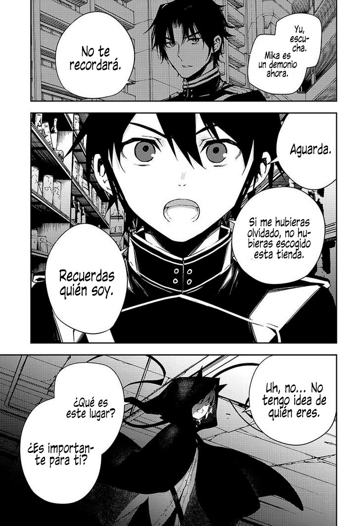 Owari no Seraph Capitulo 103: El cielo espera por ambos página 28