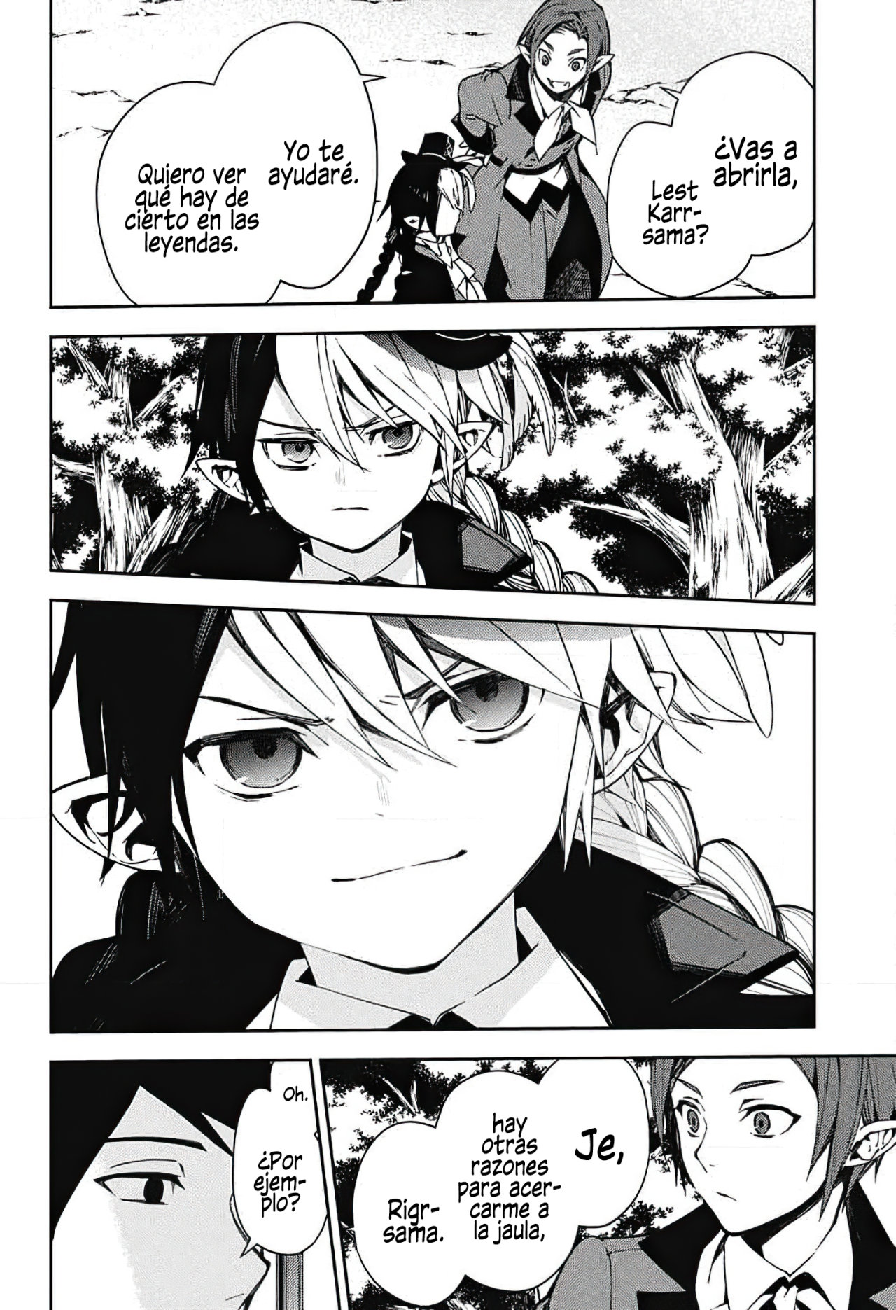 Owari no Seraph Capitulo 105: Saito y Urd página 33