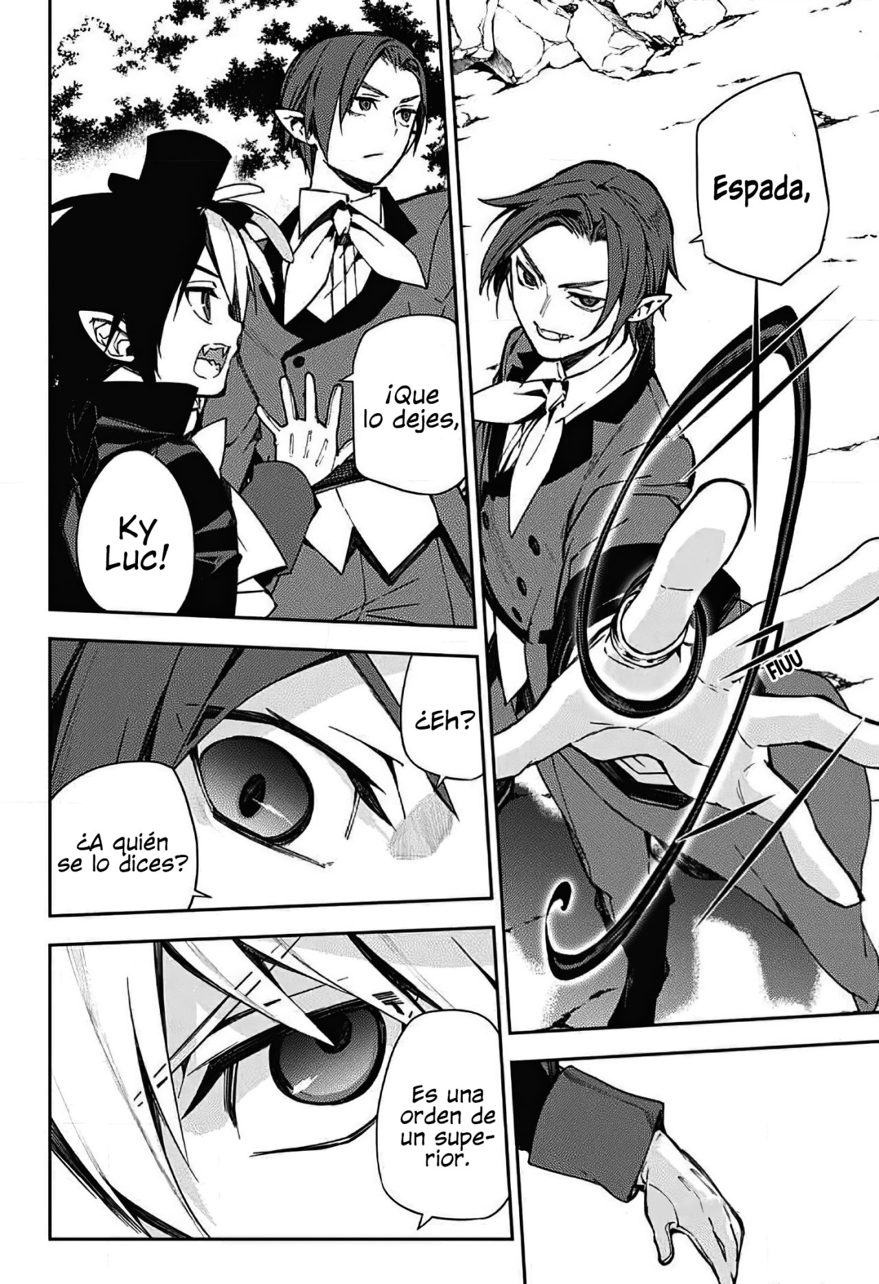 Owari no Seraph Capitulo 105: Saito y Urd página 9
