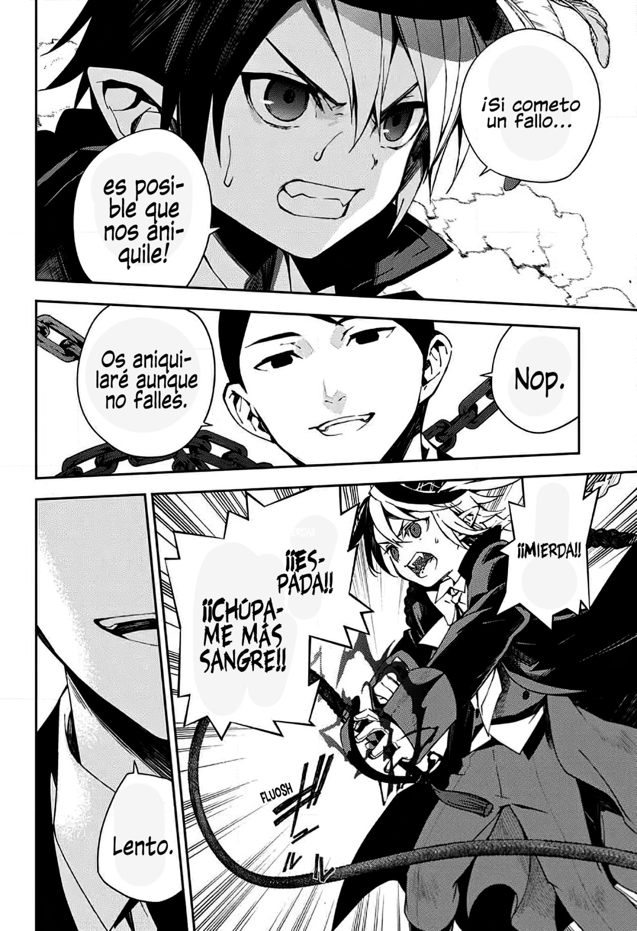 Owari no Seraph Capitulo 106: Yo soy tu... página 3