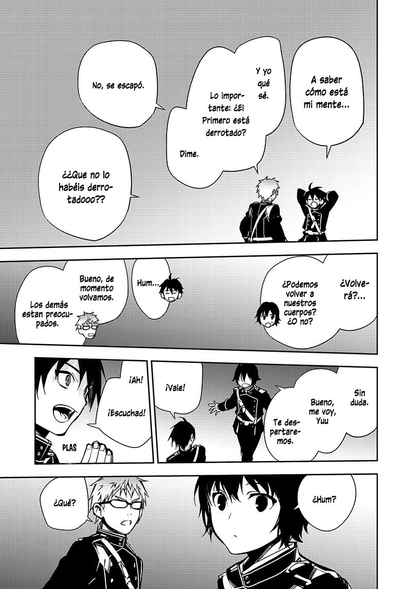 Owari no Seraph Capitulo 109: Las fichas se mueven página 18